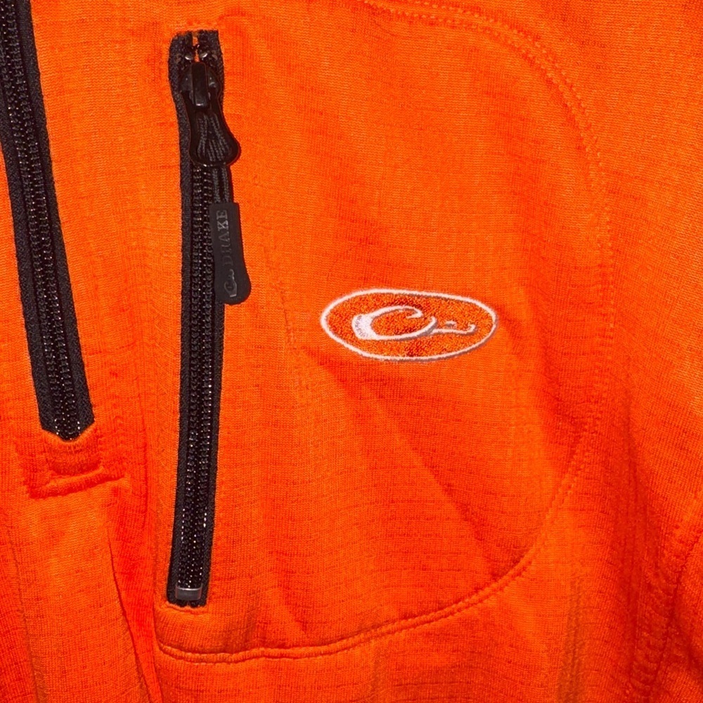 Drake Clemson Quarter Zip Pullover Medium - Picture 3 of 5